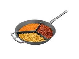 3-х секционная чугунная сковорода 800