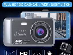 ДВЕ КАМЕРЫ видеорегистратор PROFIT A60 12MP Full HD до 256 Гб