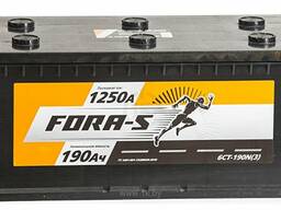 Аккумулятор АКБ 6СТ-190 FORA-S 190 (3) евро /- (1250A, 480*223*223