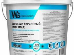 Акриловый герметик для наружного шва WS,7 кг