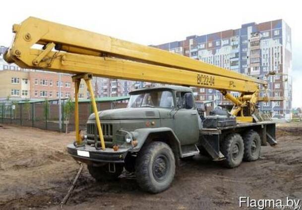 Аренда автовышки АГП-22 Зил131 высота 22м.