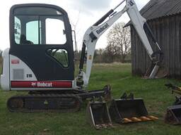 Аренда мини-экскаватора Bobcat E16, выполнение всех видов земельных работ
