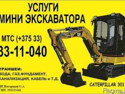 Аренда Мини экскаватора CAT 301.8