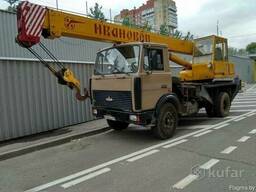 Услуги автокрана, крана 16т 21м