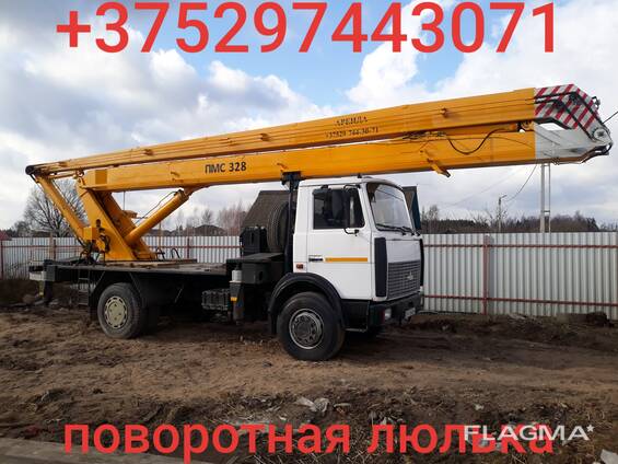 Услуги автовышки ПМС 328 . 28 метров. Поворотная люлька. — Оказание ...