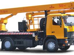 Автовышка АГП на базе МАЗ, высота 22,28,30,32,40,50м