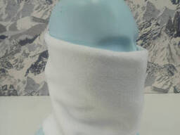 Бафф флисовый, двухслойный, MaxWarm(флис 280 г/м2) Белый