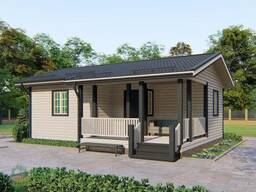 БАНЯ 6Х4.3М С Террасой 4X2М