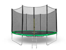 Батут Happy Jump 10ft PRO (312см) с внешней сеткой и лестницей