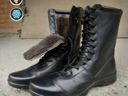 Берцы зимние "Утка" облегченные с искусственным мехом р 39-45