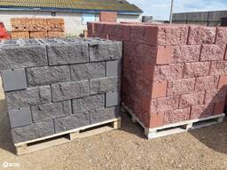 Бесcеp-блoк cтолбовой для забора и стен (Рассрочка, кредит)