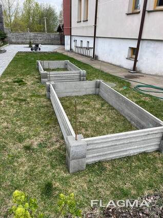 Блок промежуточный для высокой грядки