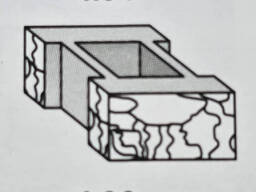 Блок столба промежуточного 300*300*200 мм