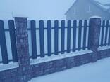 Блоки для забора Мозайка - фото 3