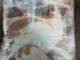 Блоки из жилованного мяса замороженные свиные жирные