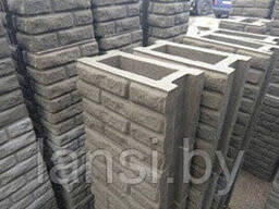 Блоки заборные "Шоколадка"