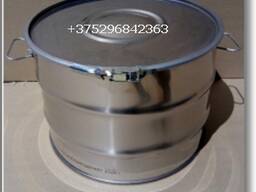Бочка на 45 и 100 литров (крышка и обруч) из нержавеющей стали