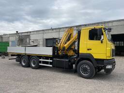 Бортовой автомобиль МАЗ 631228-8575-012 с КМУ XCMG SQZ 132