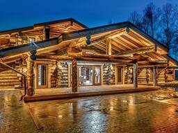 Срубы домов из Кело