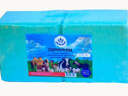 Брикетированная соль синяя с антигельминтным эффектом (брикет 4 кг)