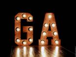Буквы из дерева с подсветкой - фото 3