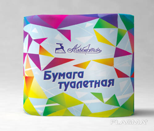 Бумага туалетная артикул 21С4705 двухслойная неокрашенная 4810136004966