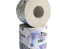Бумага туалетная Zebra 150 г, на втулке (24)