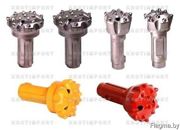 Буровые коронки D76, D90, D100, D105, D110, D130, D140, D160