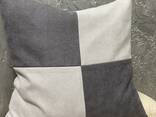 Декоративная наволочка на подушку с геометрическим рисунком - фото 6