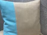 Декоративная наволочка на подушку с геометрическим рисунком - фото 11