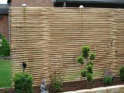 Декоративный деревянный забор
