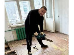 Демонтаж квартиры/ пола/стяжки/плитки/перегородки Гомель