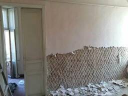 Демонтаж старой штукатурки в Гомеле