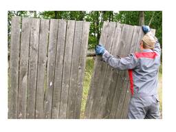 Демонтаж забора в Гомеле