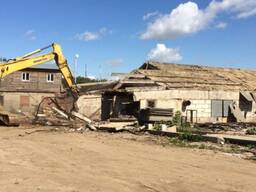 Демонтаж зданий, сооружений, ферм