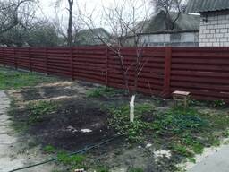 Деревянный забор установка Гомель