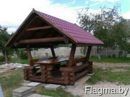Деревянные беседки (сруб)