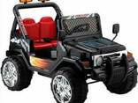 Детский электромобиль Electric Toys Jeep Raptor EVA Lux (черный)