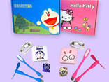 Детский подарочный набор для смартфона Hello Kitty &amp; Doraemon (5 предметов) - фото 2