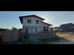 Дом на этапе строительства