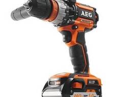 Дрель-шуруповерт ударная аккумуляторная AEG BSB18CBLLI-502C