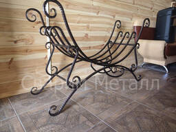 Дровница из металла