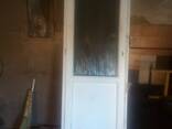 Дверь балконная деревянная 2,2х0,75 м - фото 1