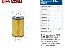 Элемент фильтрующий очистки масла М5326 260-1017060 Д-260 МТЗ -1221