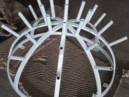 Флагшток на 25 флагов. Подставка под флаги. Держатель для флагов.