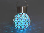 Фонарь подвесной на солнечной батарее Шар - фото 3