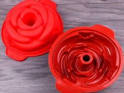 Форма для выпечки силиконовая "Роза" 24 х 19.7 х 6.5 см