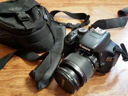 Фотоаппарат зеркальный Canon EOS 600D Kit 18-55mm IS II с объективом.
