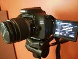 Фотоаппарат зеркальный Canon EOS 600D Kit 18-55mm IS II с объективом. - фото 3