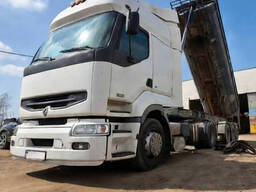 Гидрофикация тягача Рено под самосвальный полуприцеп